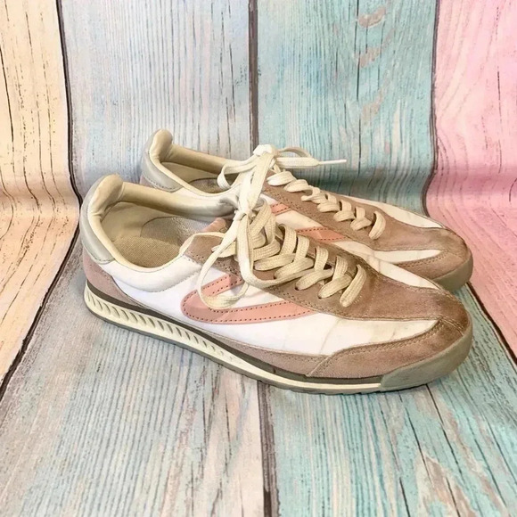 Pink and white womens tretorn sneakers - Picture 9 of 11